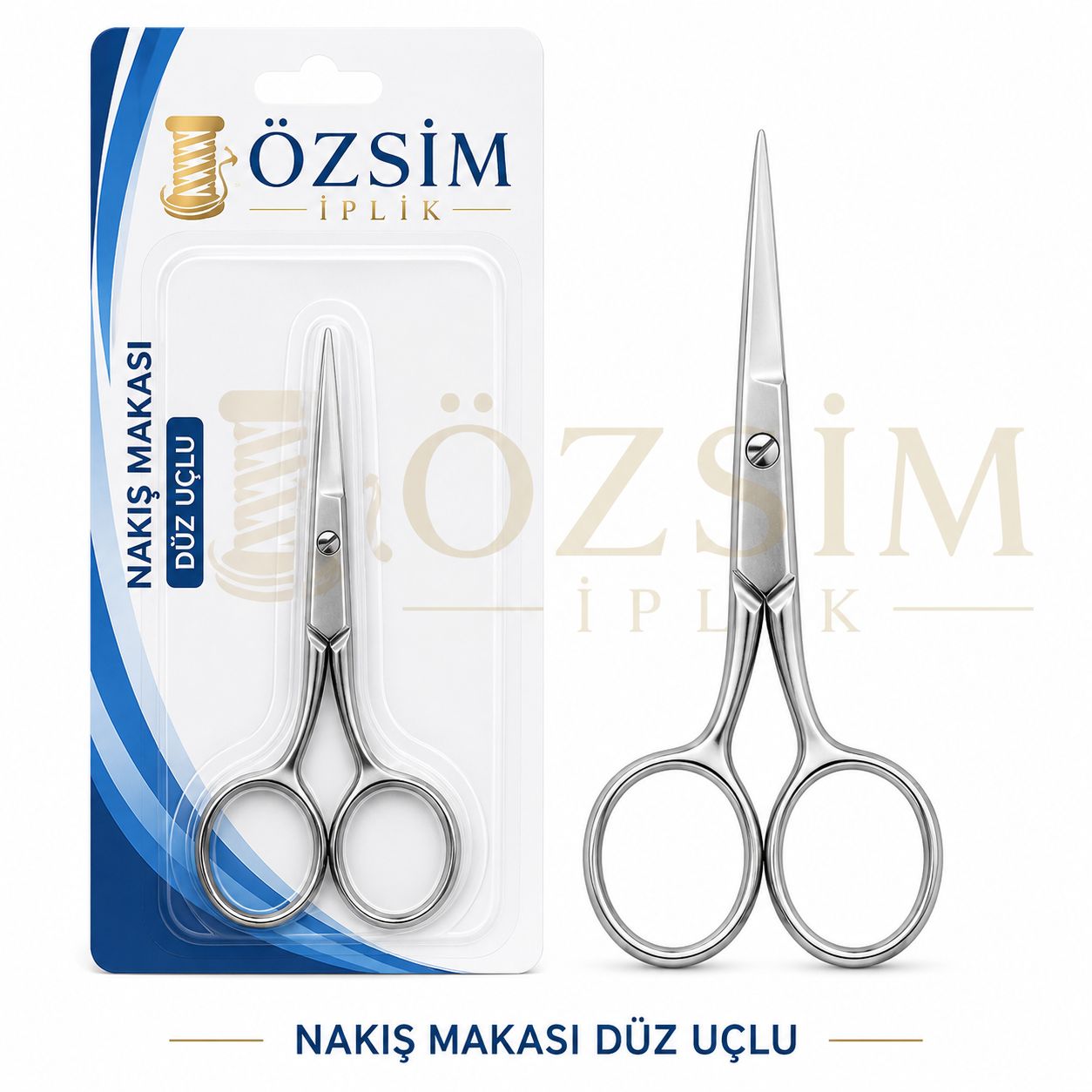 Nakış Makası Düz Uçlu